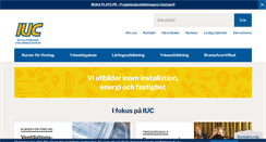 Desktop Screenshot of iuc-yrkeshogskola.se