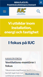 Mobile Screenshot of iuc-yrkeshogskola.se